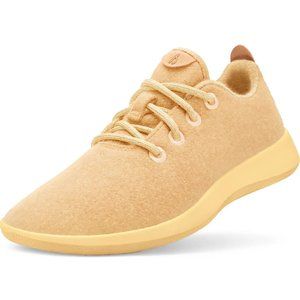 ALLBIRDS Wool Runner Sneakers Size 7 Lux Beige Yellow Merino Wool $110